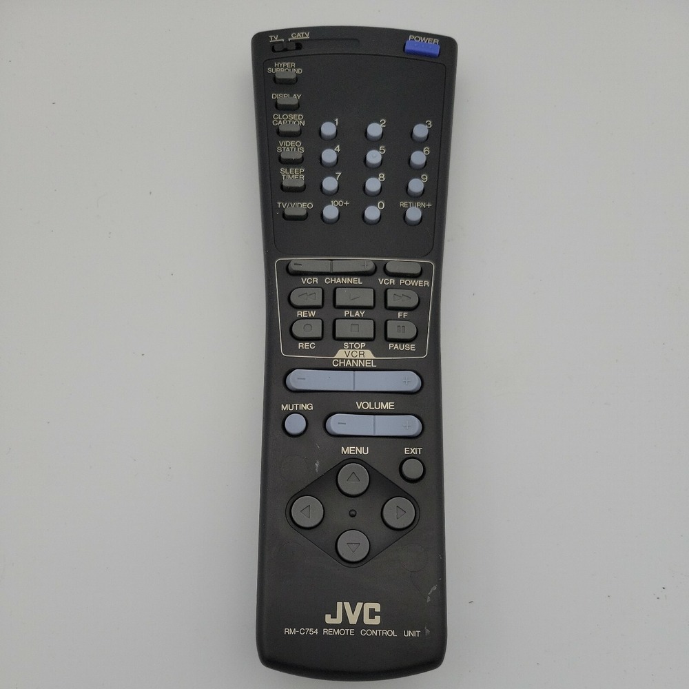 JVC RM-C754 TV Remote AV27900, AV279020, AV27920, AV279201, AV279210